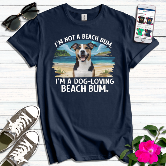 Dog Loving Beach Bum T-Shirt