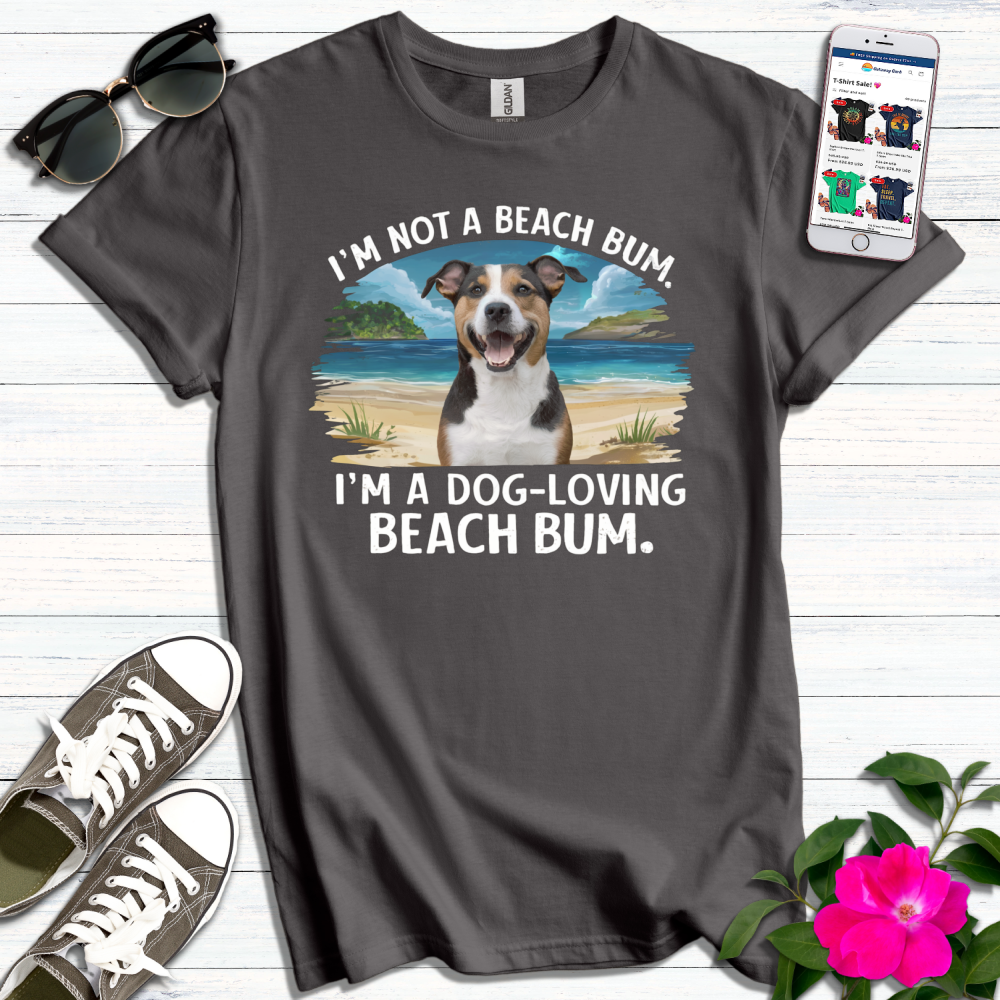 Dog Loving Beach Bum T-Shirt