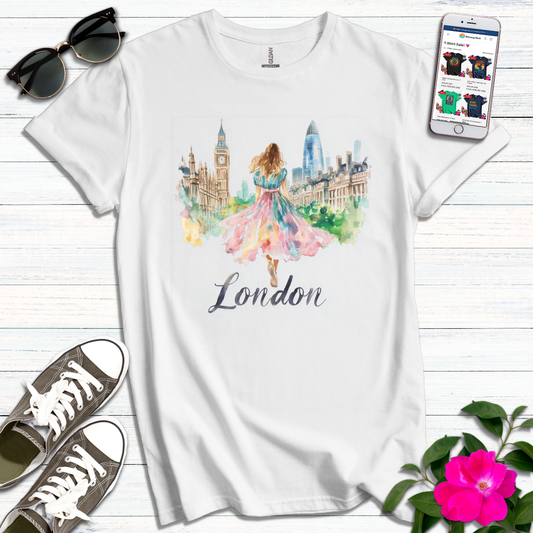 Dreamy London Watercolor T-Shirt