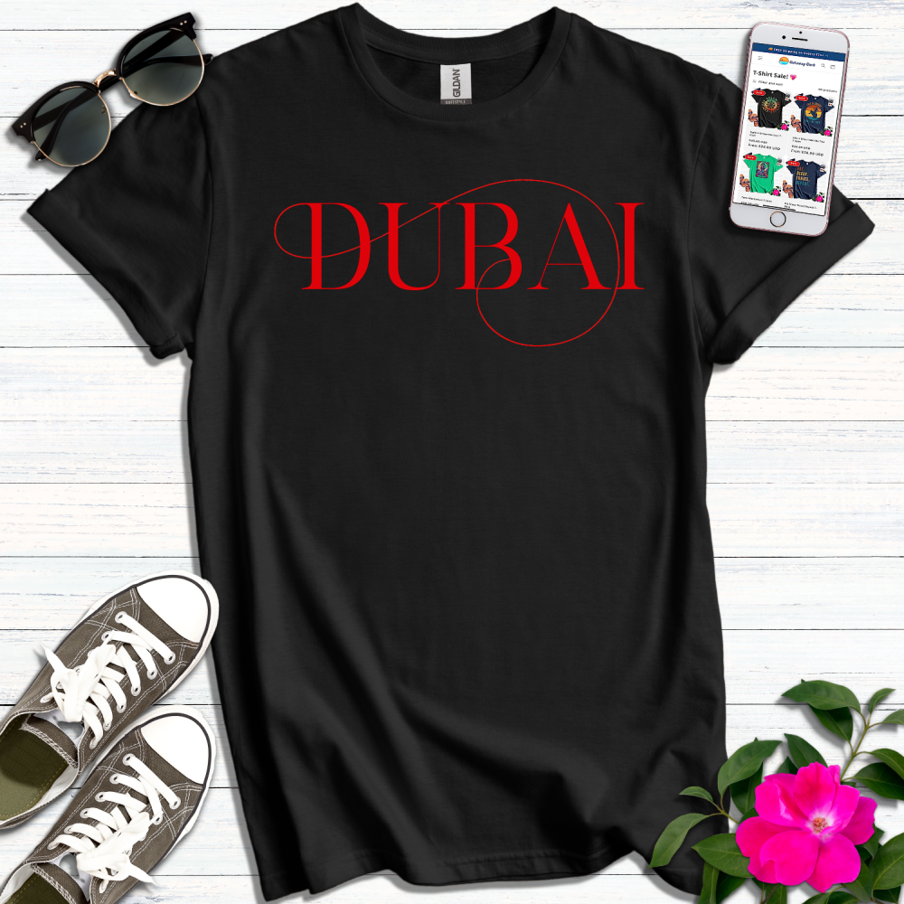 Dubai Typography T-Shirt