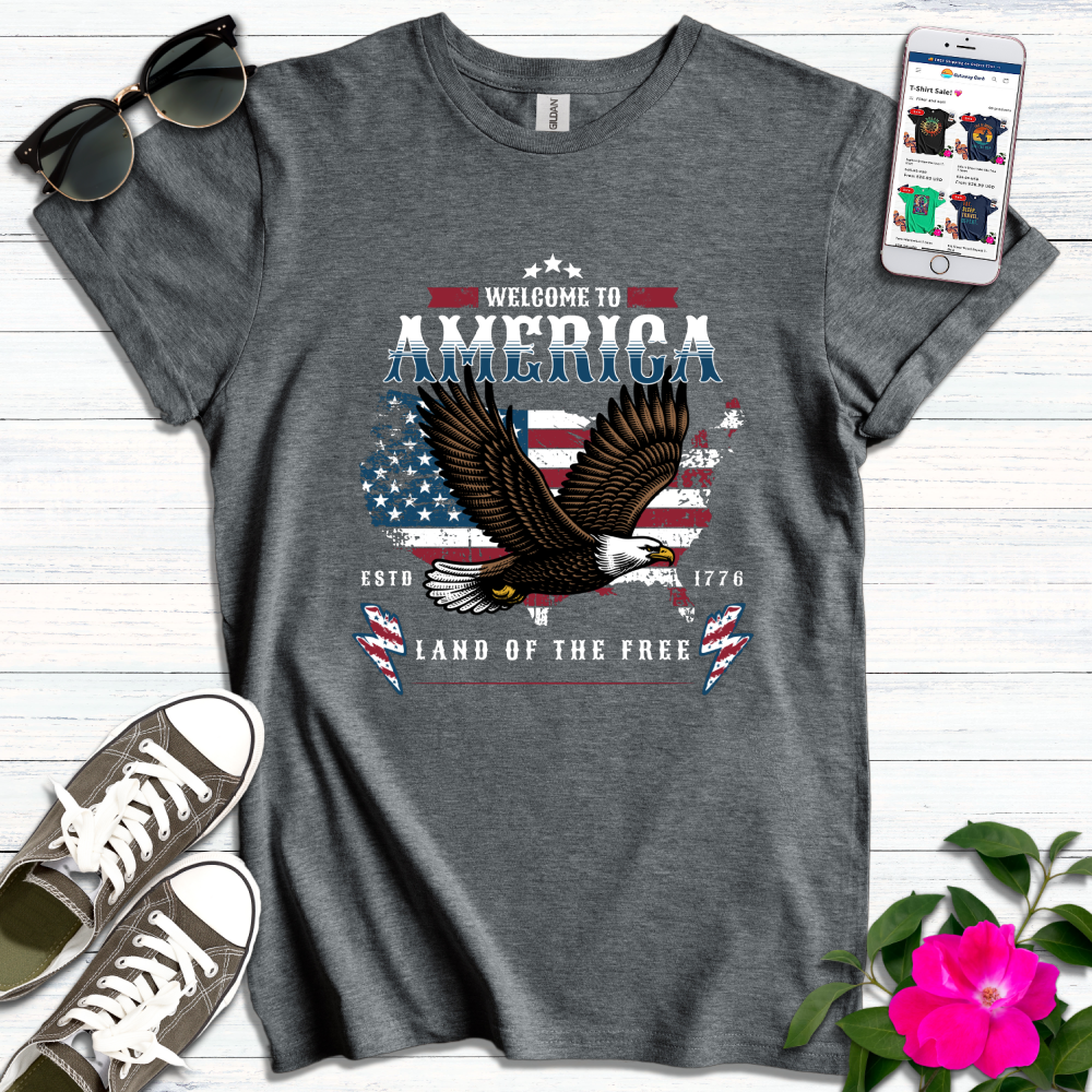 Eagle Welcome to America T-Shirt