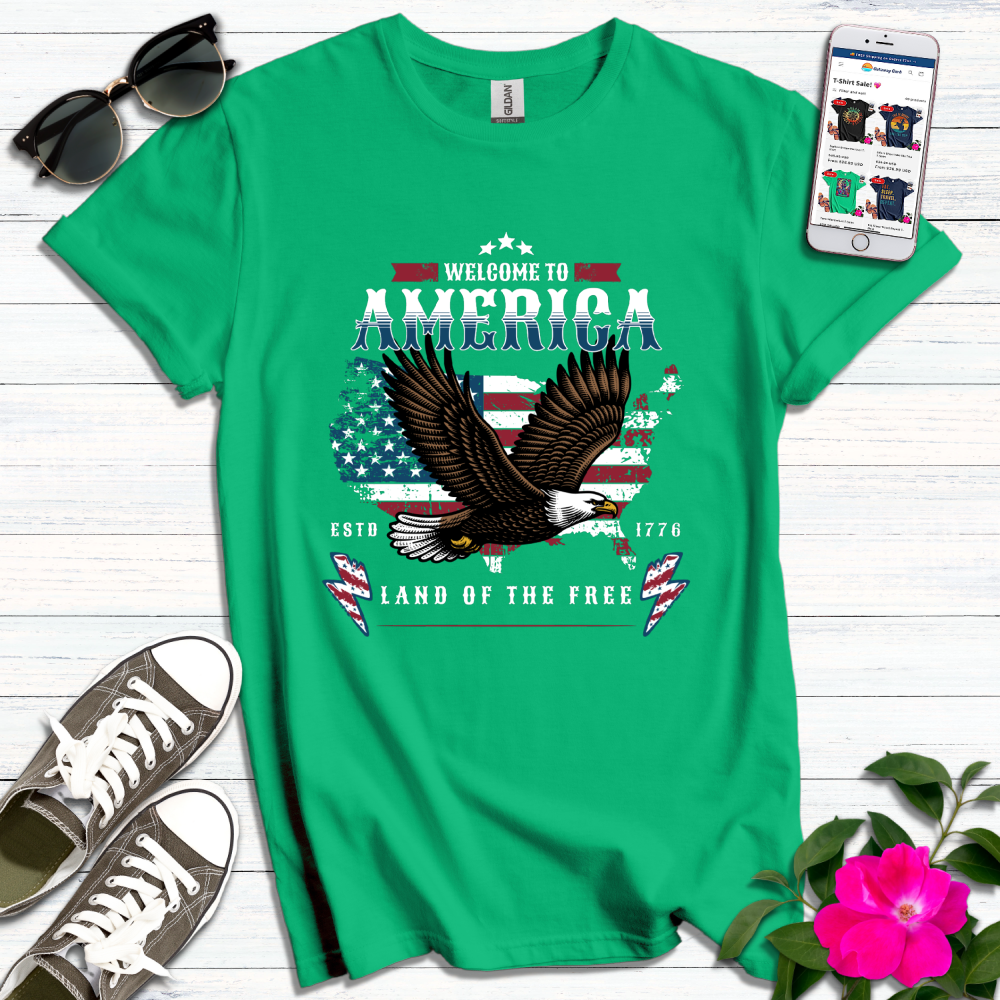 Eagle Welcome to America T-Shirt