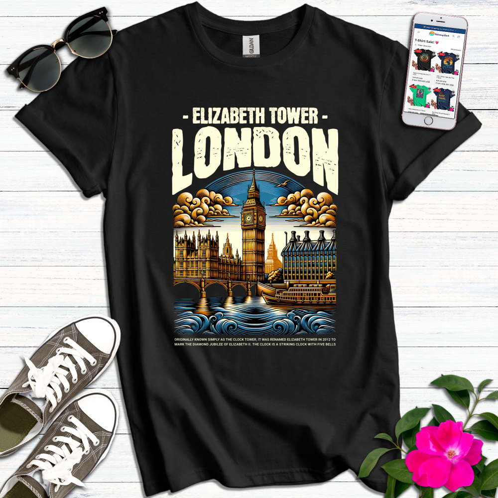 Elizabeth Tower London T-Shirt