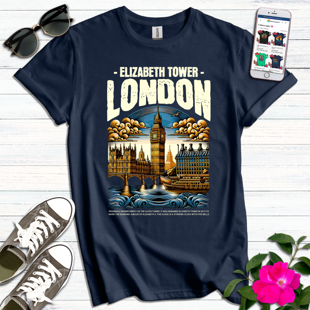 Elizabeth Tower London T-Shirt