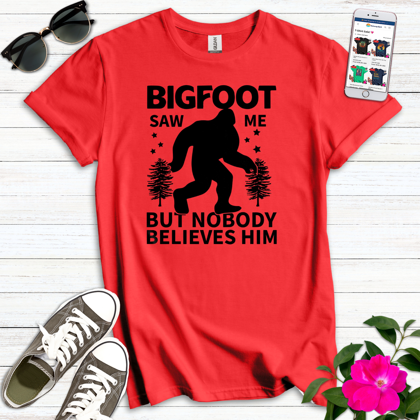 BigFoot Saw Me T-Shirt