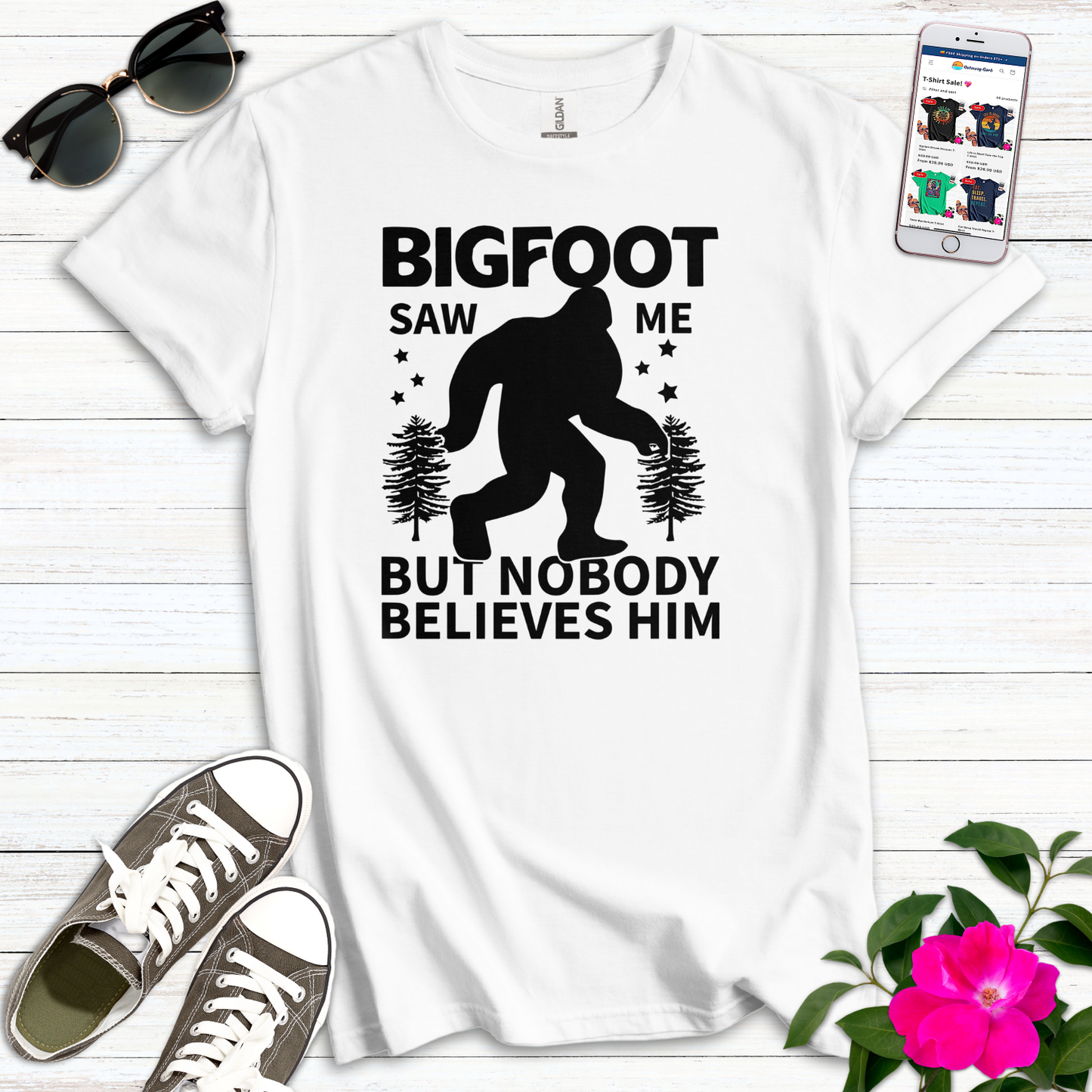 BigFoot Saw Me T-Shirt