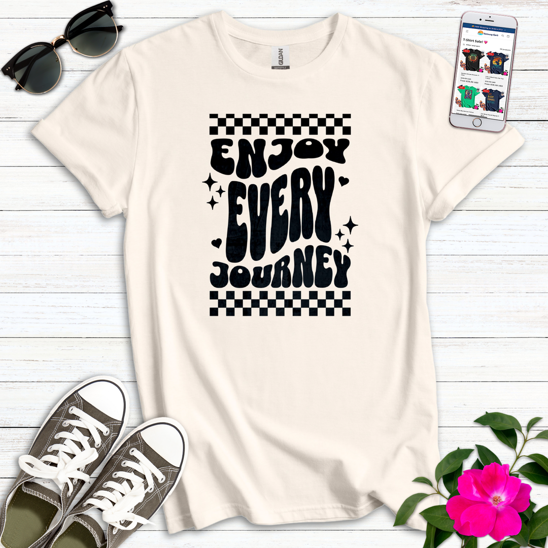 Enjoy Every Journey Retro T-Shirt