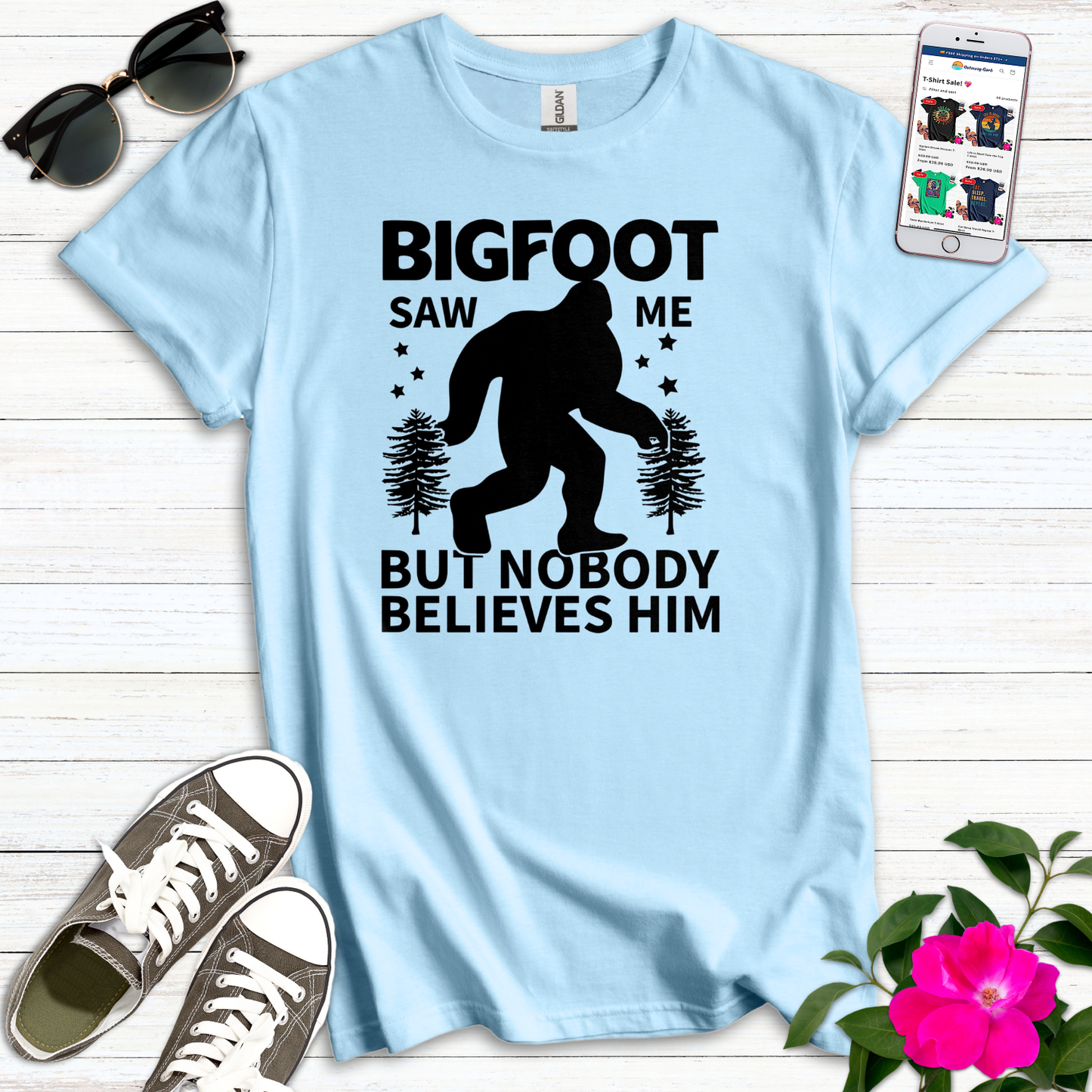 BigFoot Saw Me T-Shirt