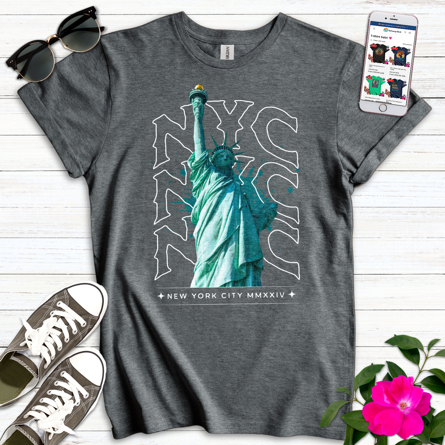 NYC Statue of Liberty T-Shirt