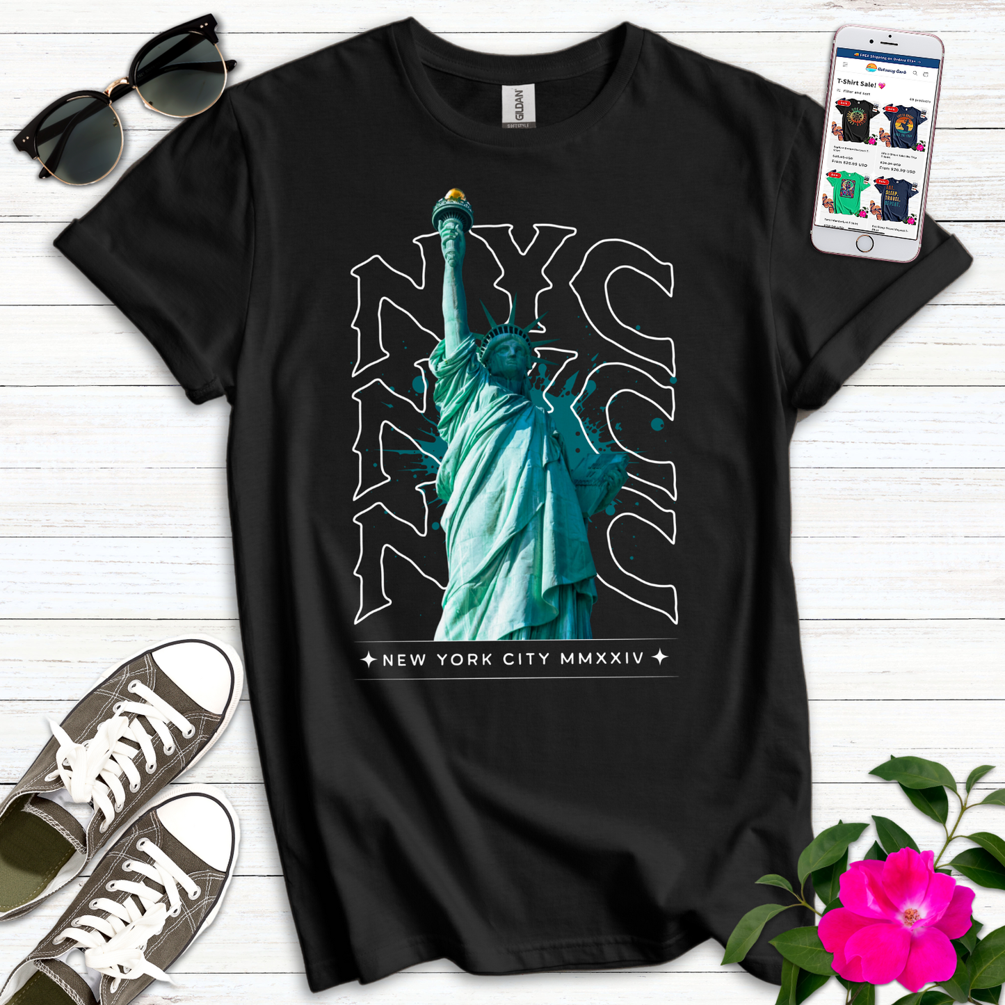 NYC Statue of Liberty T-Shirt