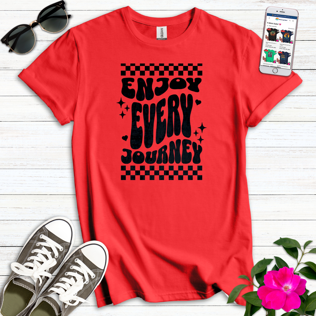 Enjoy Every Journey Retro T-Shirt