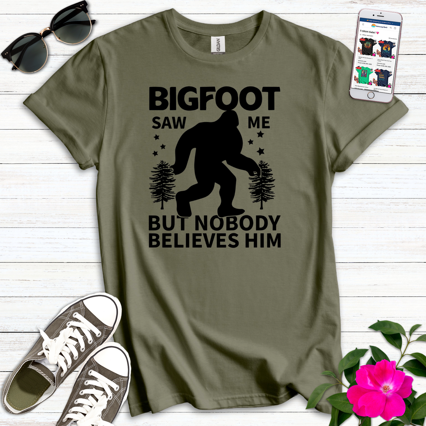 BigFoot Saw Me T-Shirt