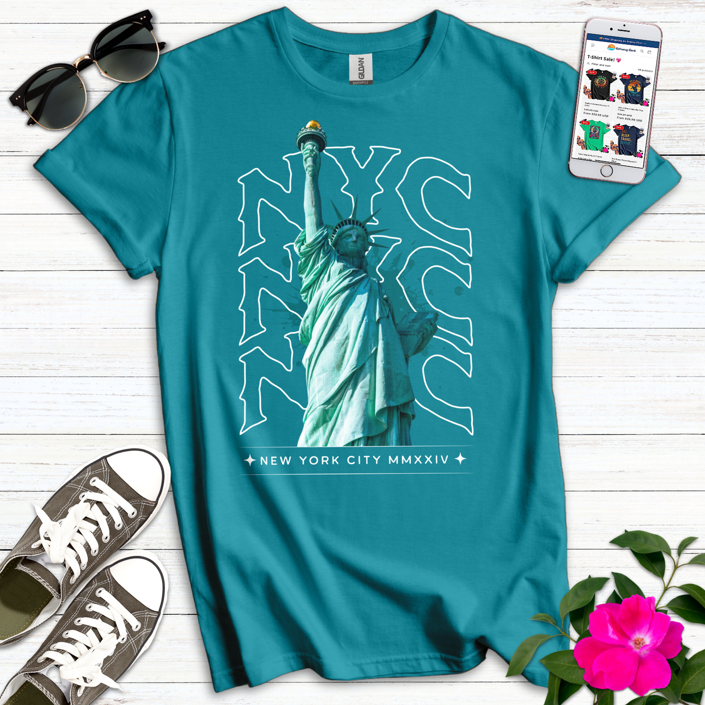 NYC Statue of Liberty T-Shirt