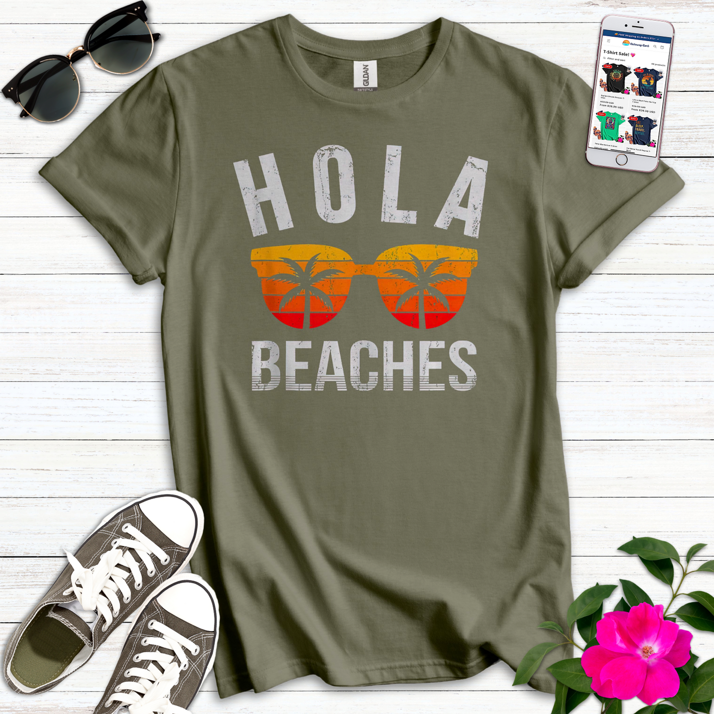 Hola Beaches T-Shirt