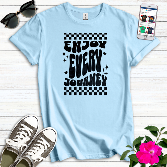 Enjoy Every Journey Retro T-Shirt