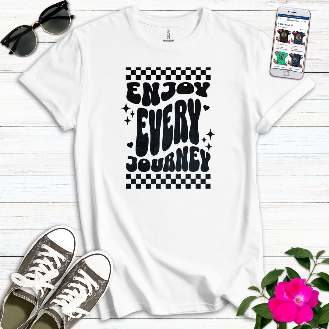 Enjoy Every Journey Retro T-Shirt