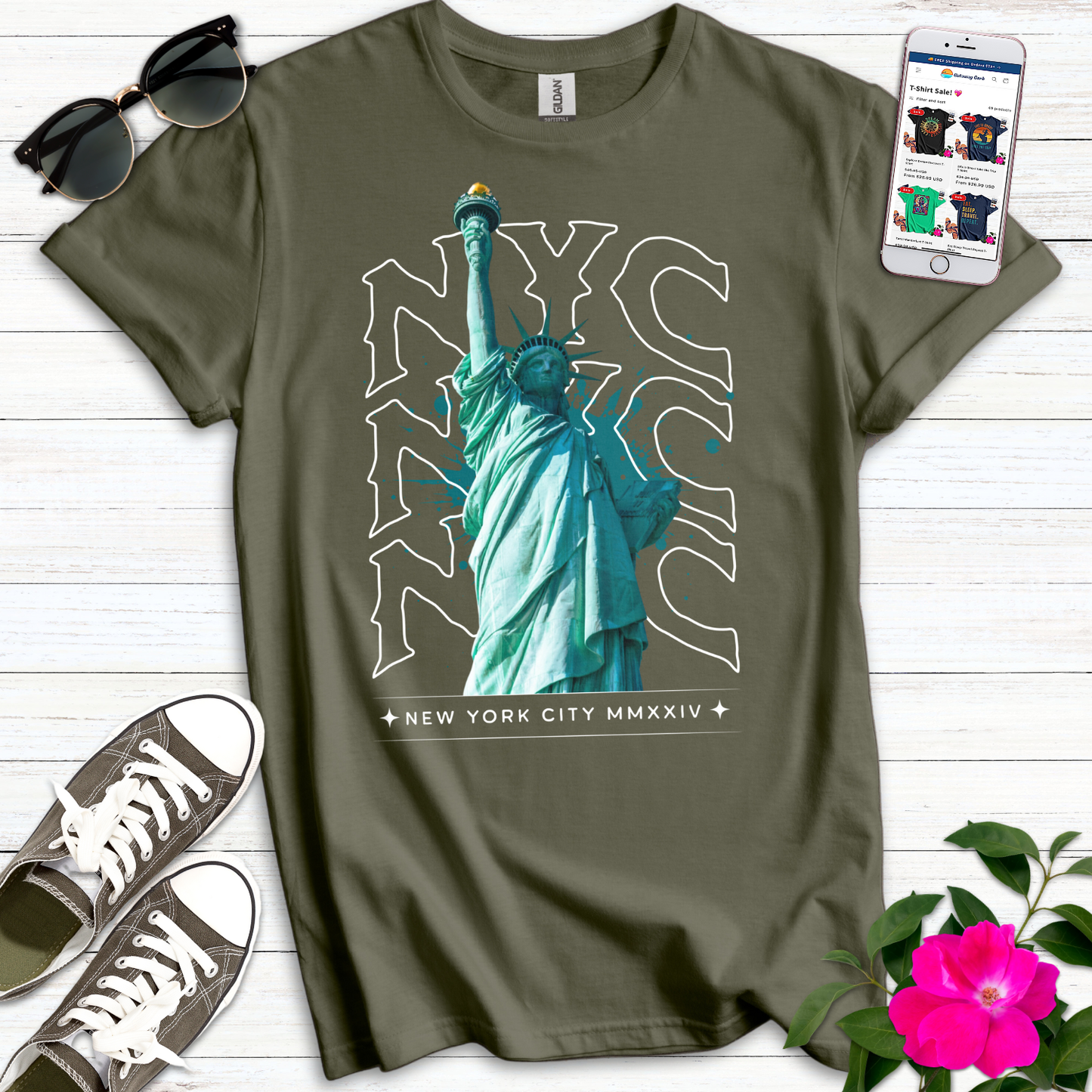 NYC Statue of Liberty T-Shirt