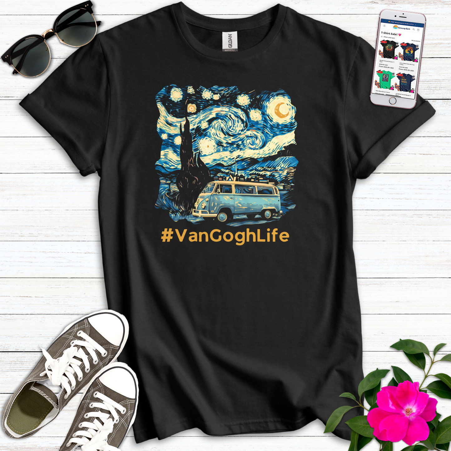 Van Gogh Life T-Shirt