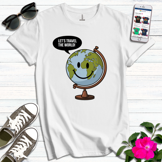 Happy Travel Globe T-Shirt