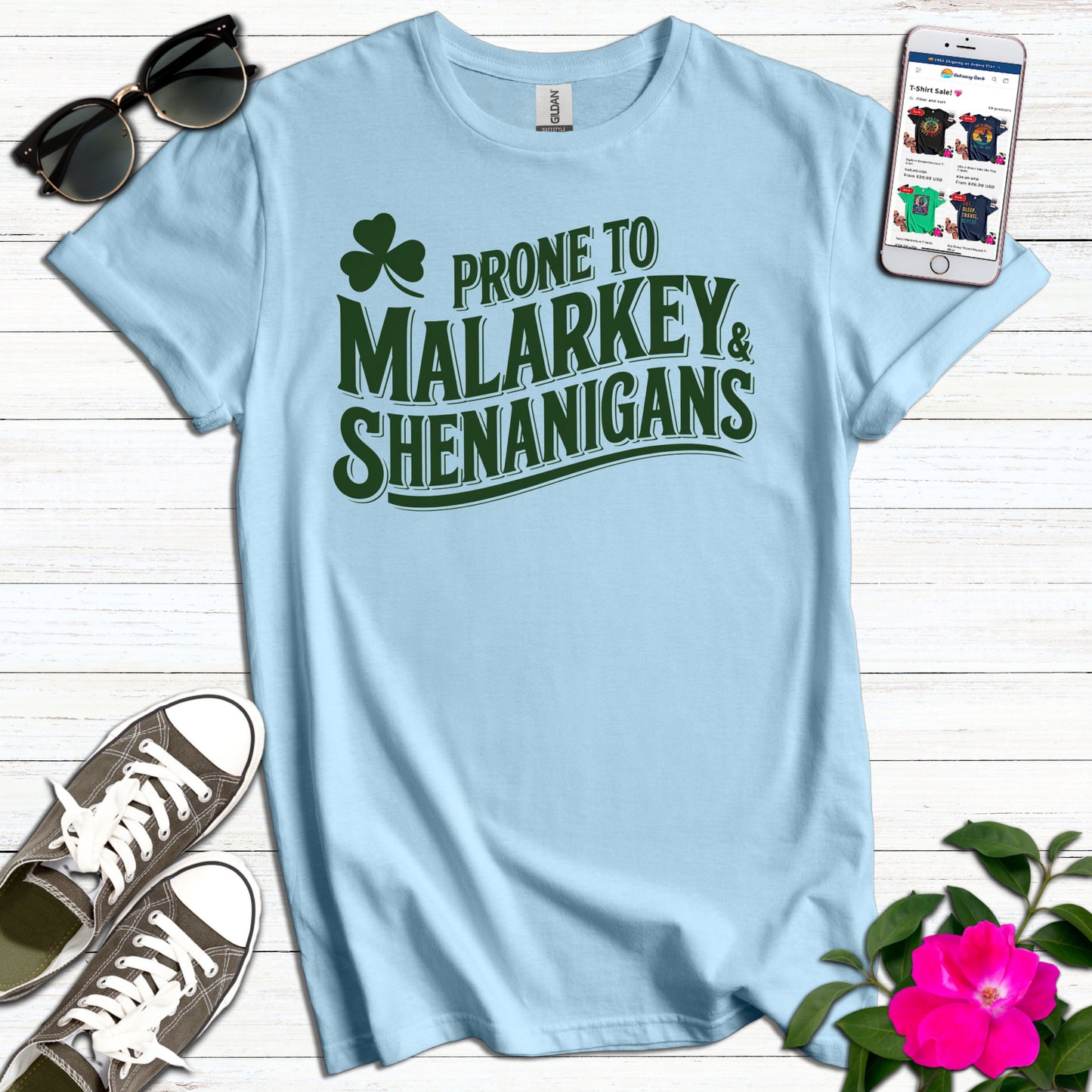 Prone to Malarkey Shenanigans T-Shirt