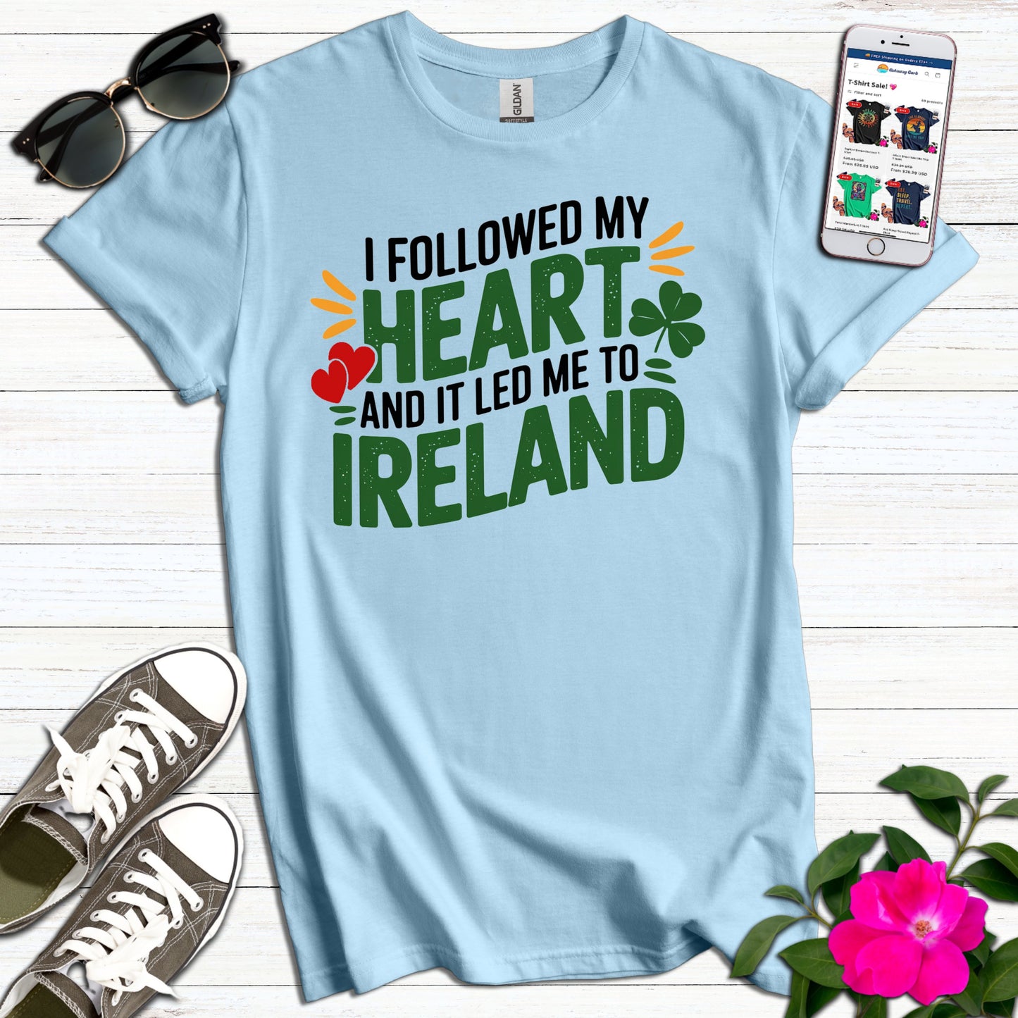 Heart Led to Ireland T-Shirt