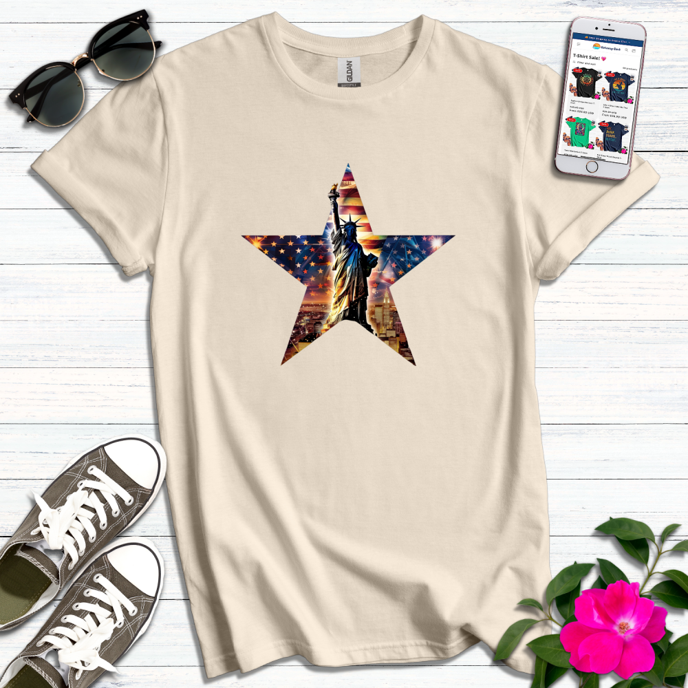 Lady Liberty No Words T-Shirt