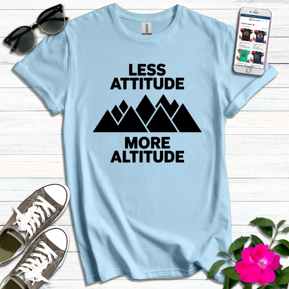 Attitude Altitude Geometric T-Shirt