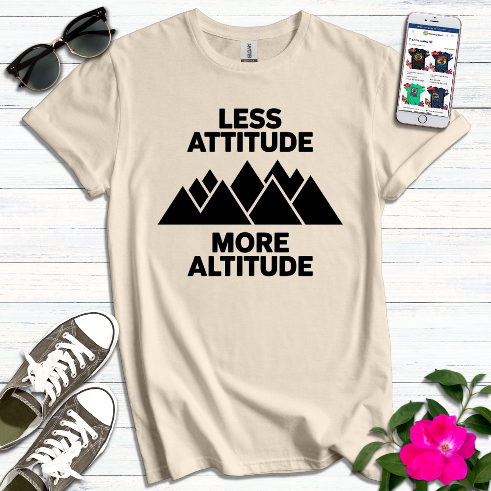 Attitude Altitude Geometric T-Shirt
