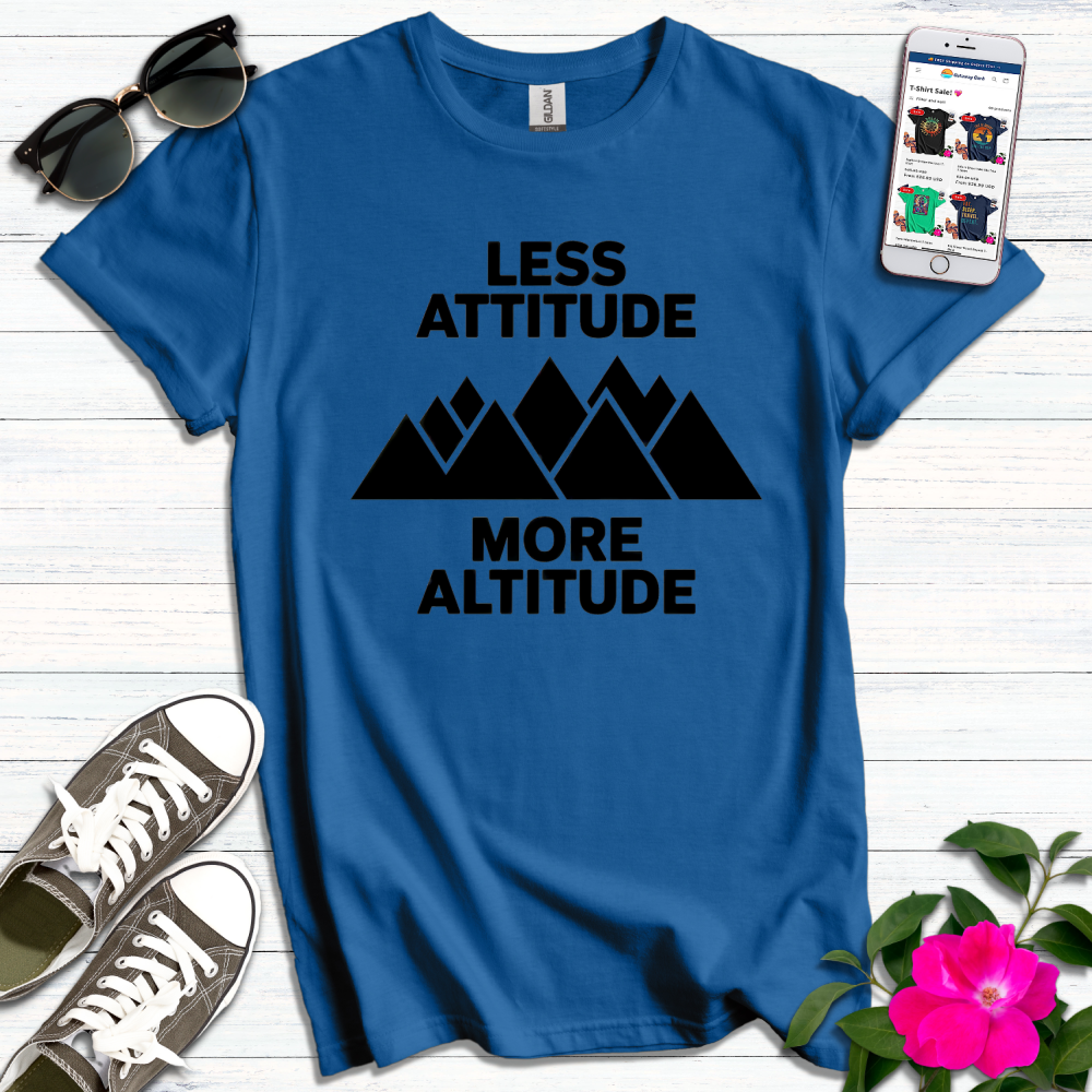 Attitude Altitude Geometric T-Shirt