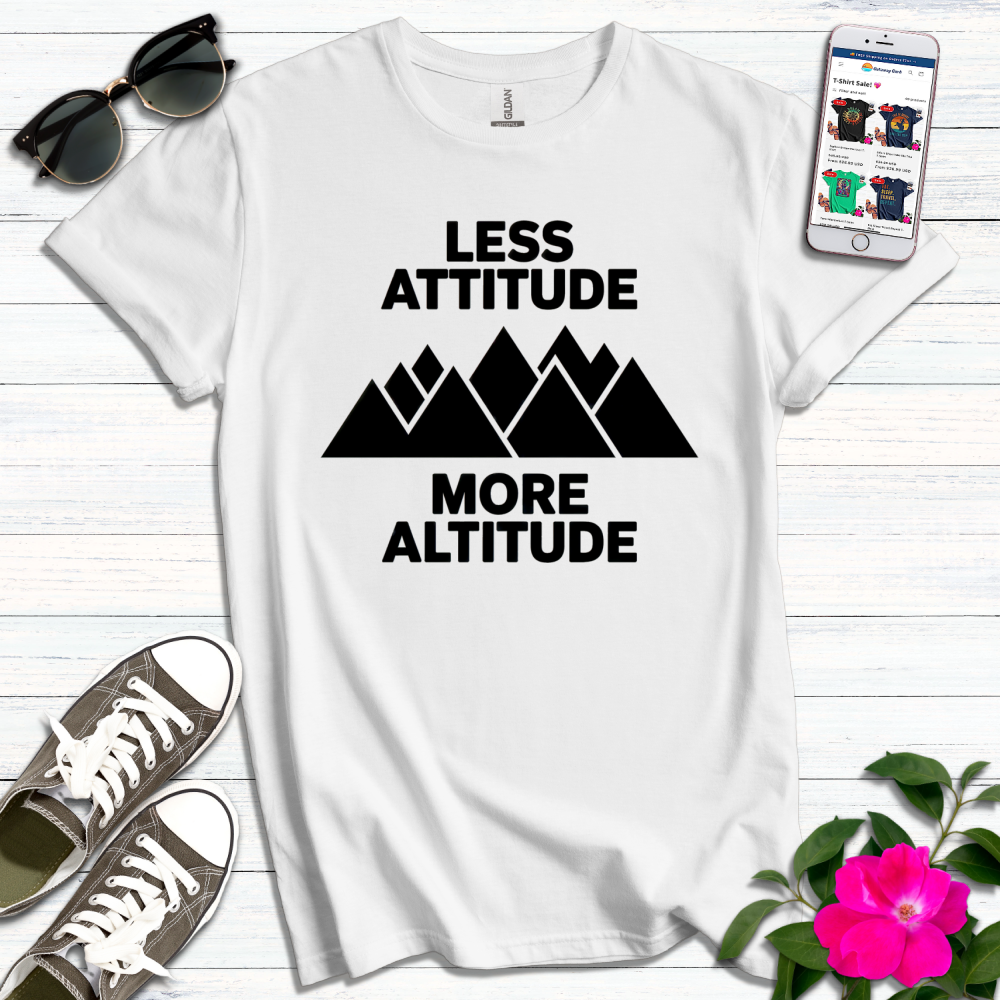 Attitude Altitude Geometric T-Shirt