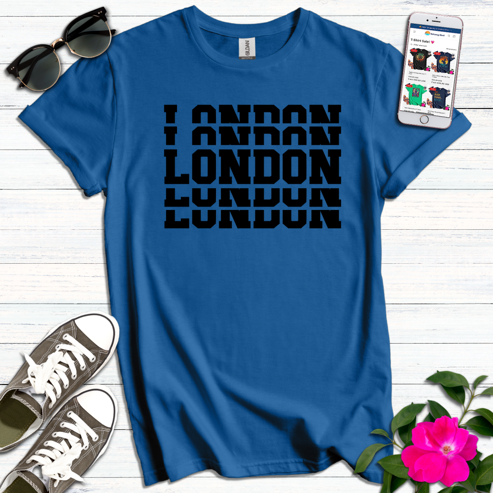 London Stacked Letters T-Shirt