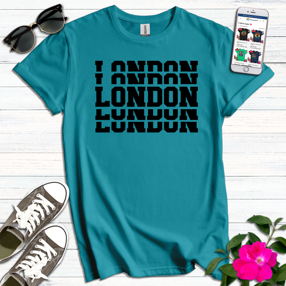 London Stacked Letters T-Shirt