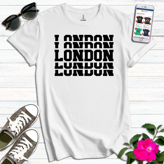 London Stacked Letters T-Shirt