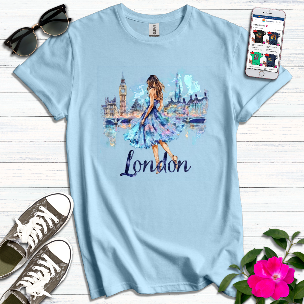 London Vibes Watercolor T-Shirt