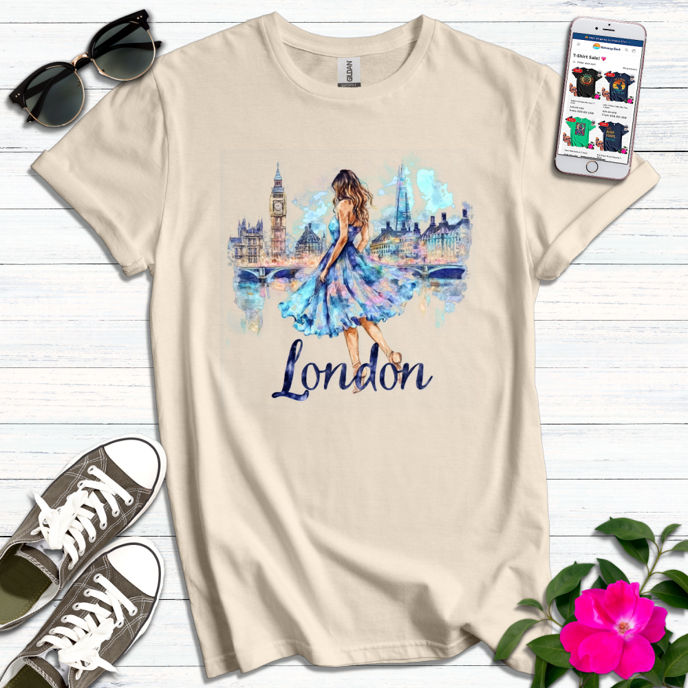 London Vibes Watercolor T-Shirt