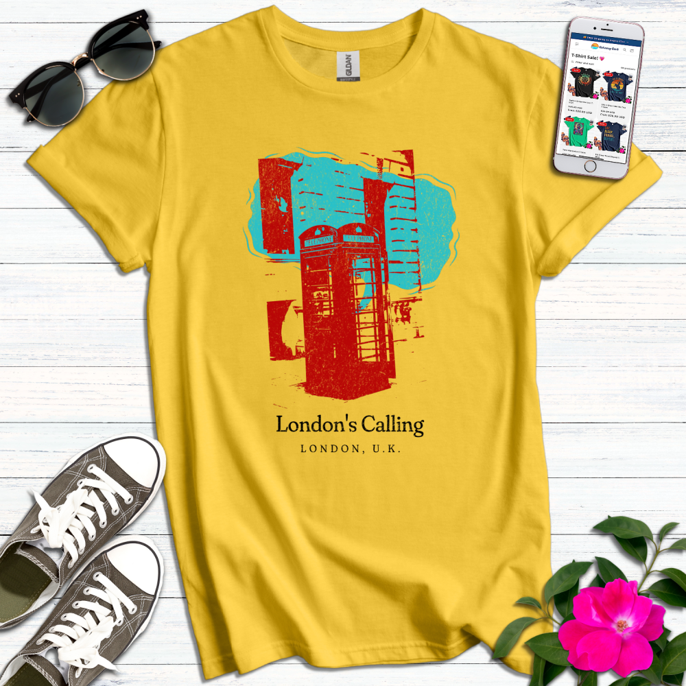 London's Calling Abstract T-Shirt