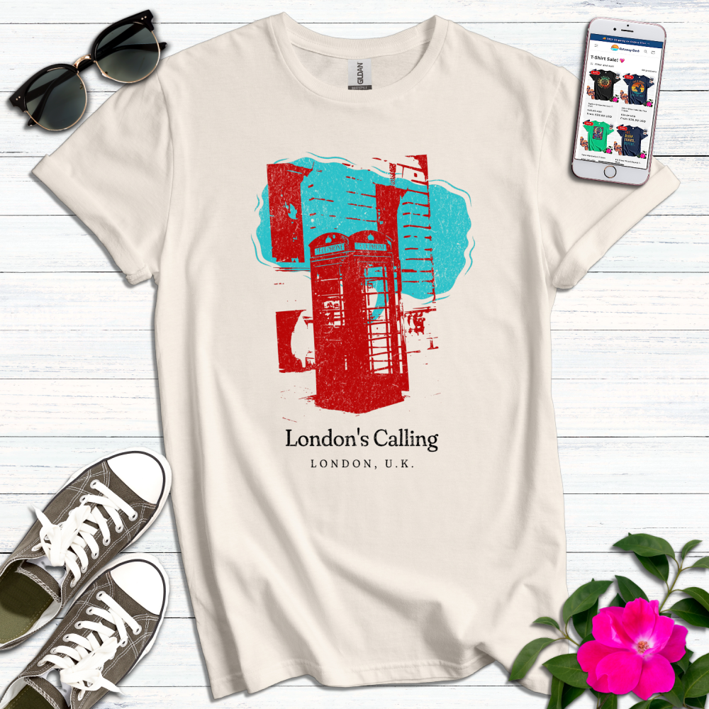 London's Calling Abstract T-Shirt