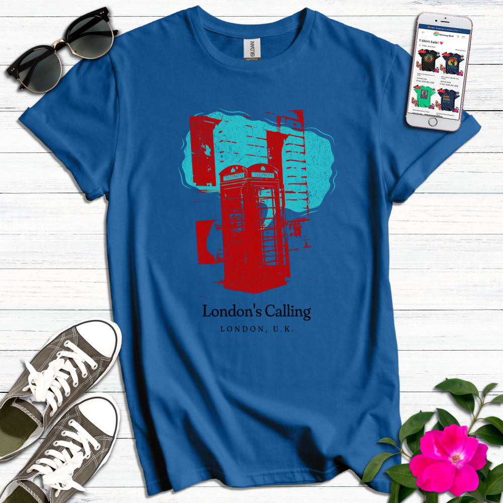 London's Calling Abstract T-Shirt