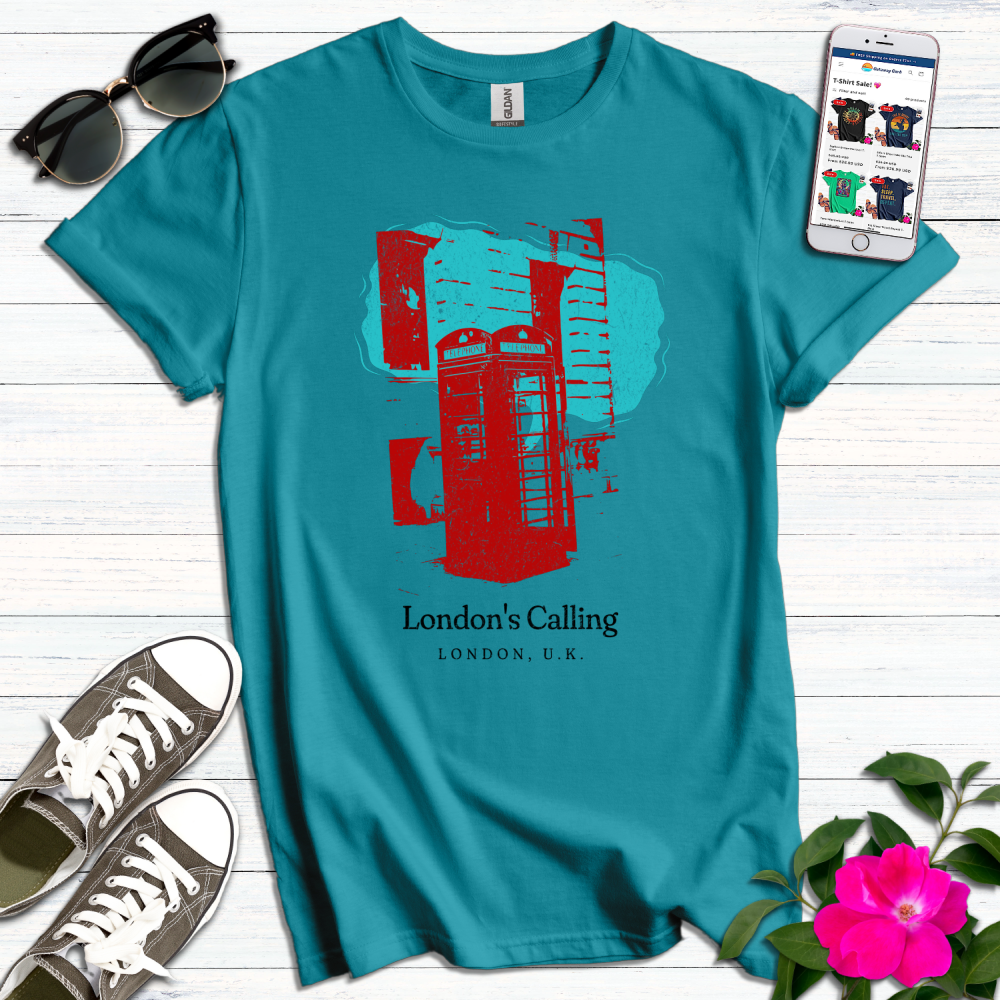 London's Calling Abstract T-Shirt