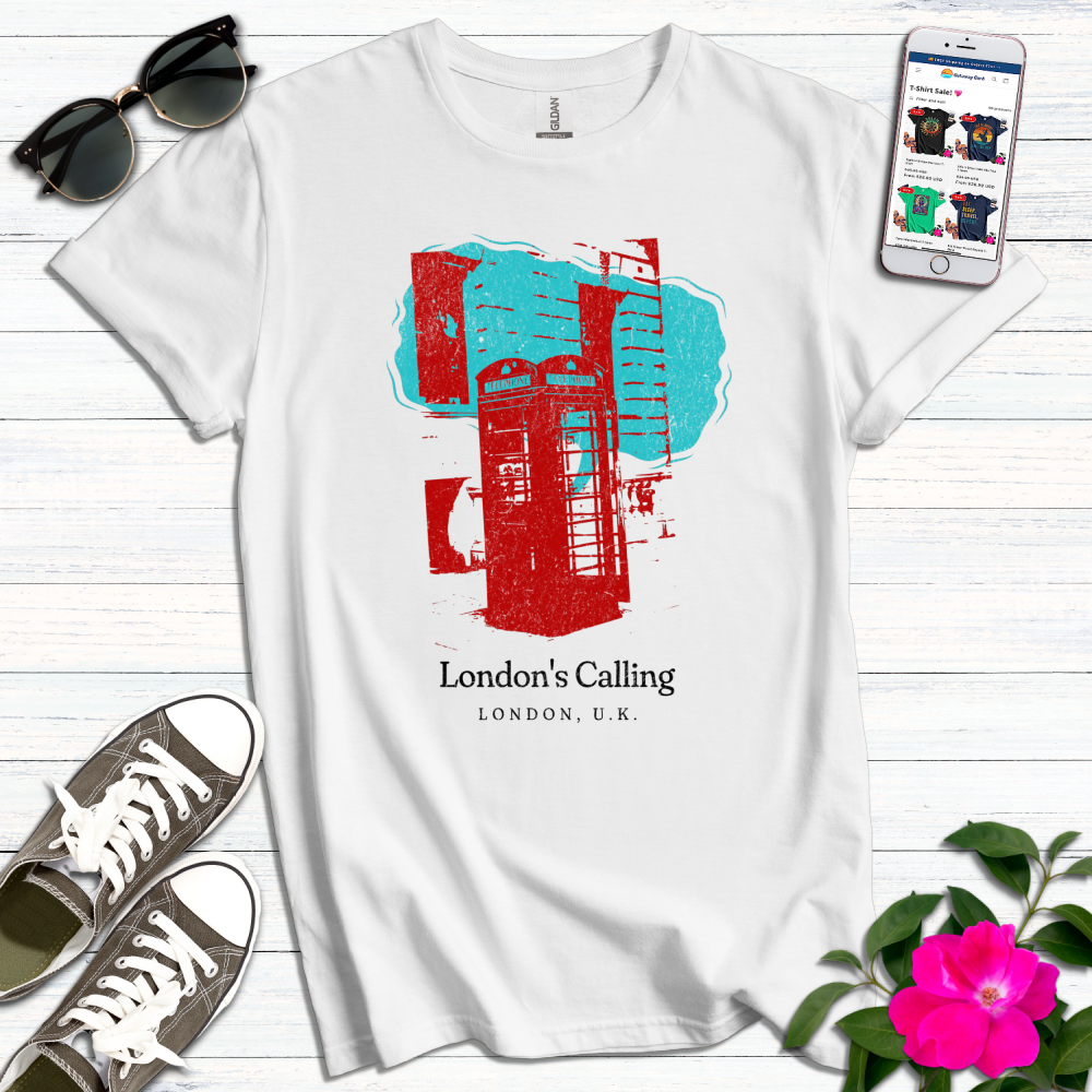 London's Calling Abstract T-Shirt