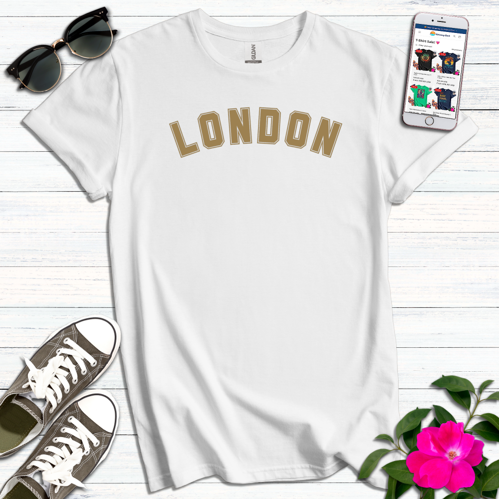 London Varsity Gold T-Shirt