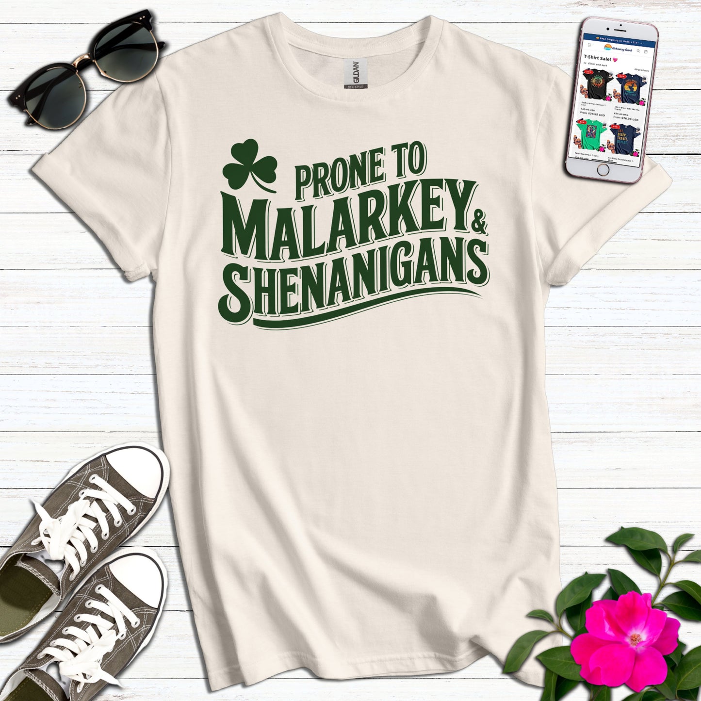 Prone to Malarkey Shenanigans T-Shirt