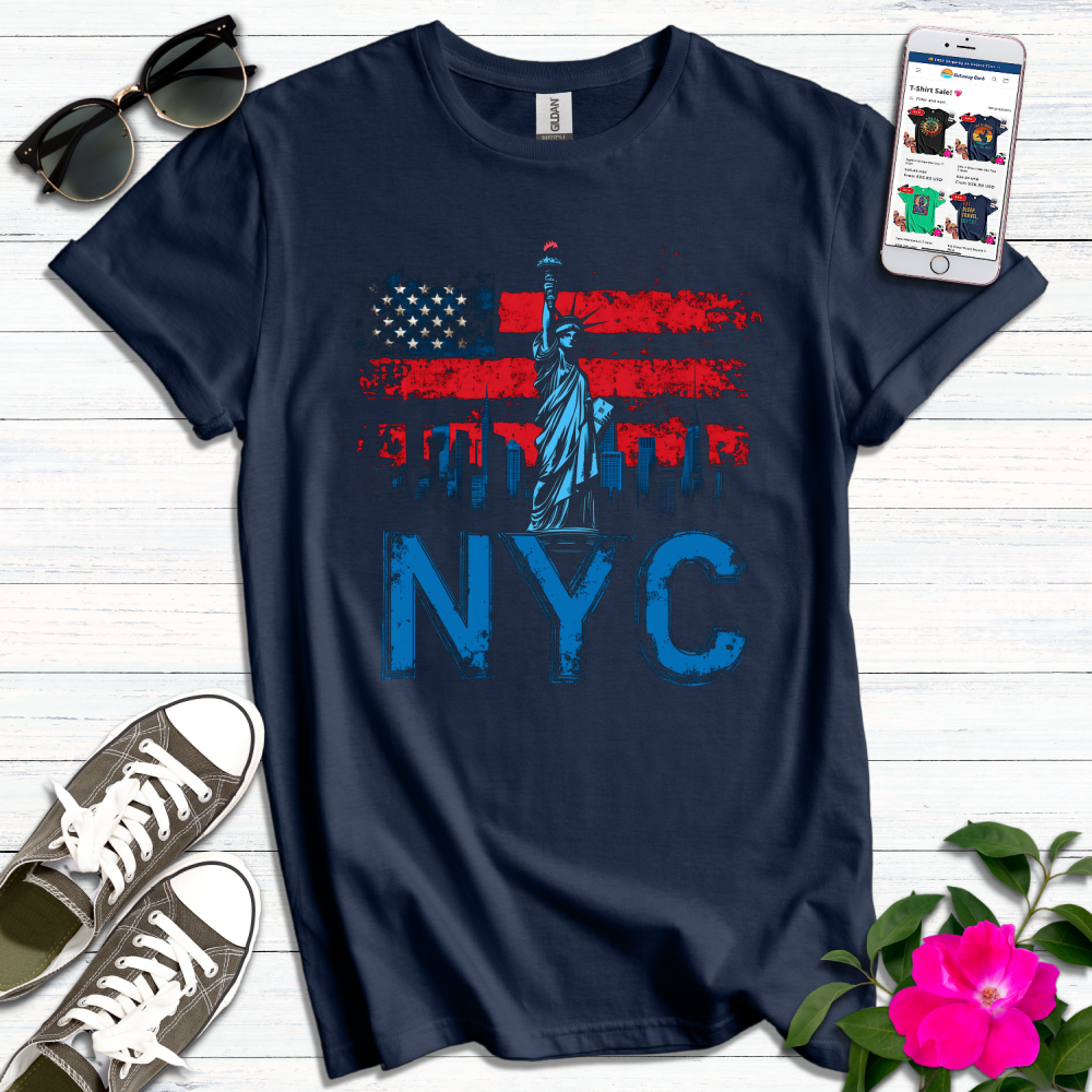 NYC Retro Grunge T-Shirt