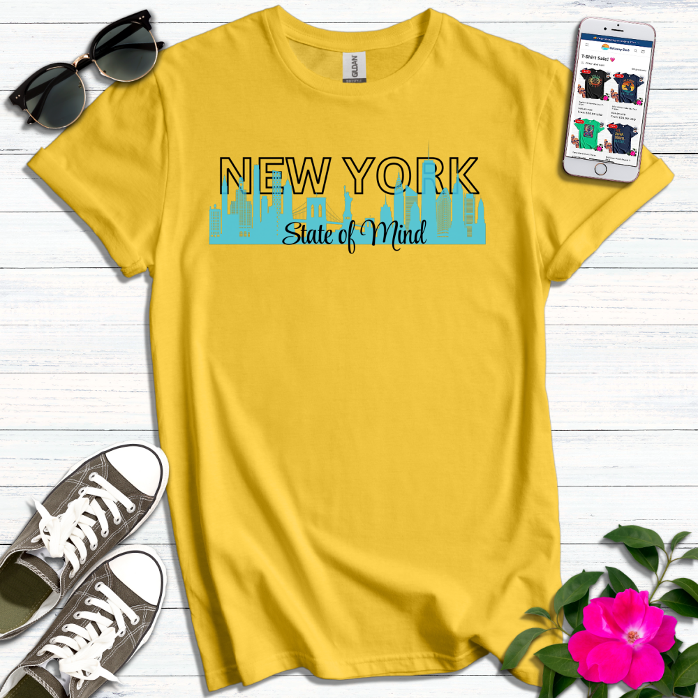 NY State of Mind Aqua T-Shirt