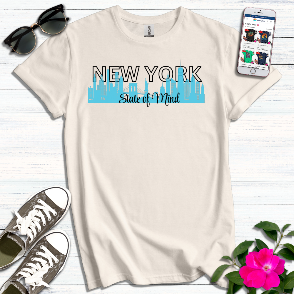 NY State of Mind Aqua T-Shirt