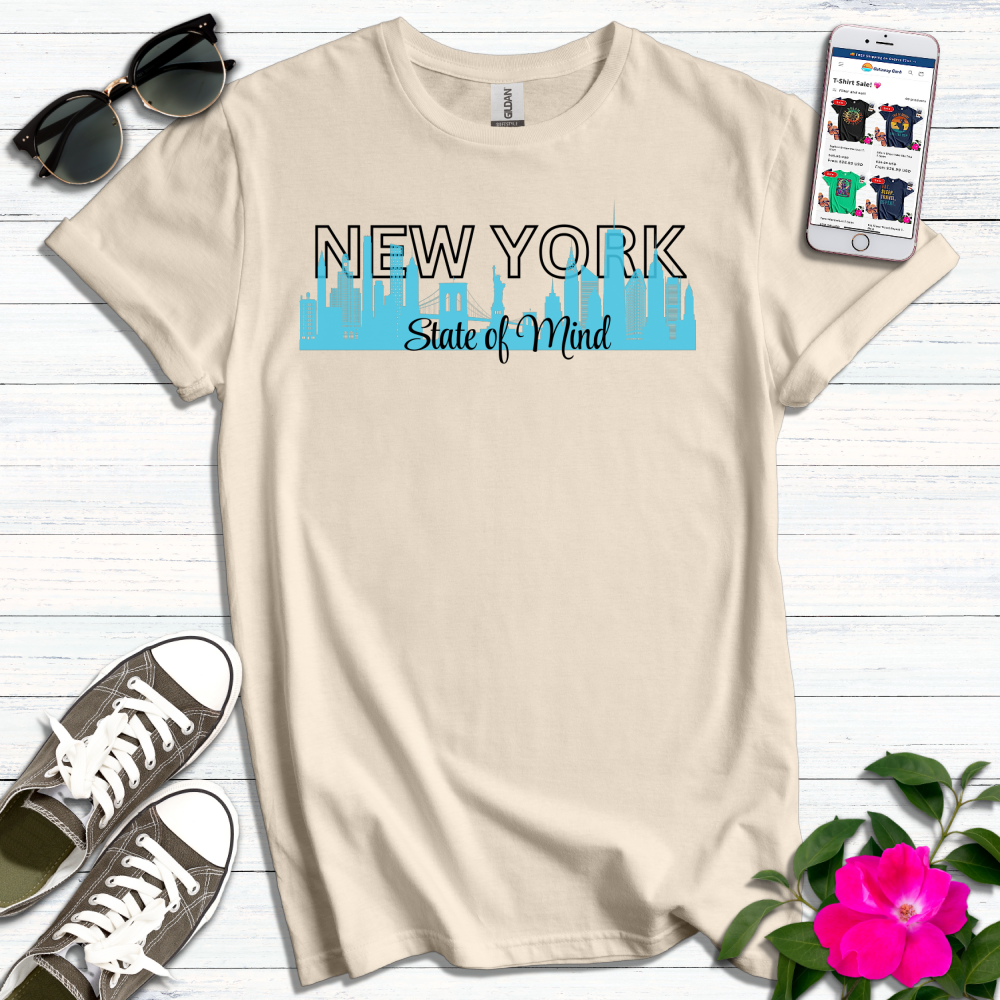 NY State of Mind Aqua T-Shirt