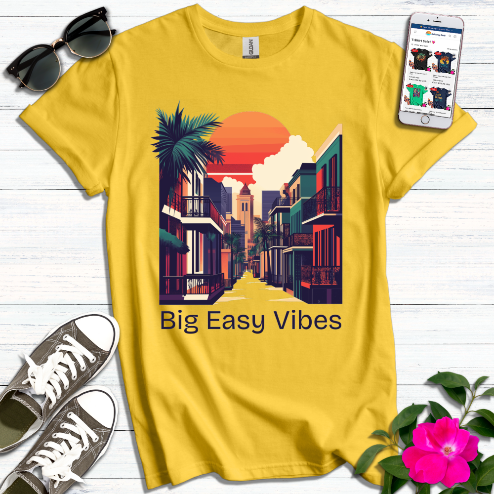 Big Easy Vibes New Orleans T-Shirt