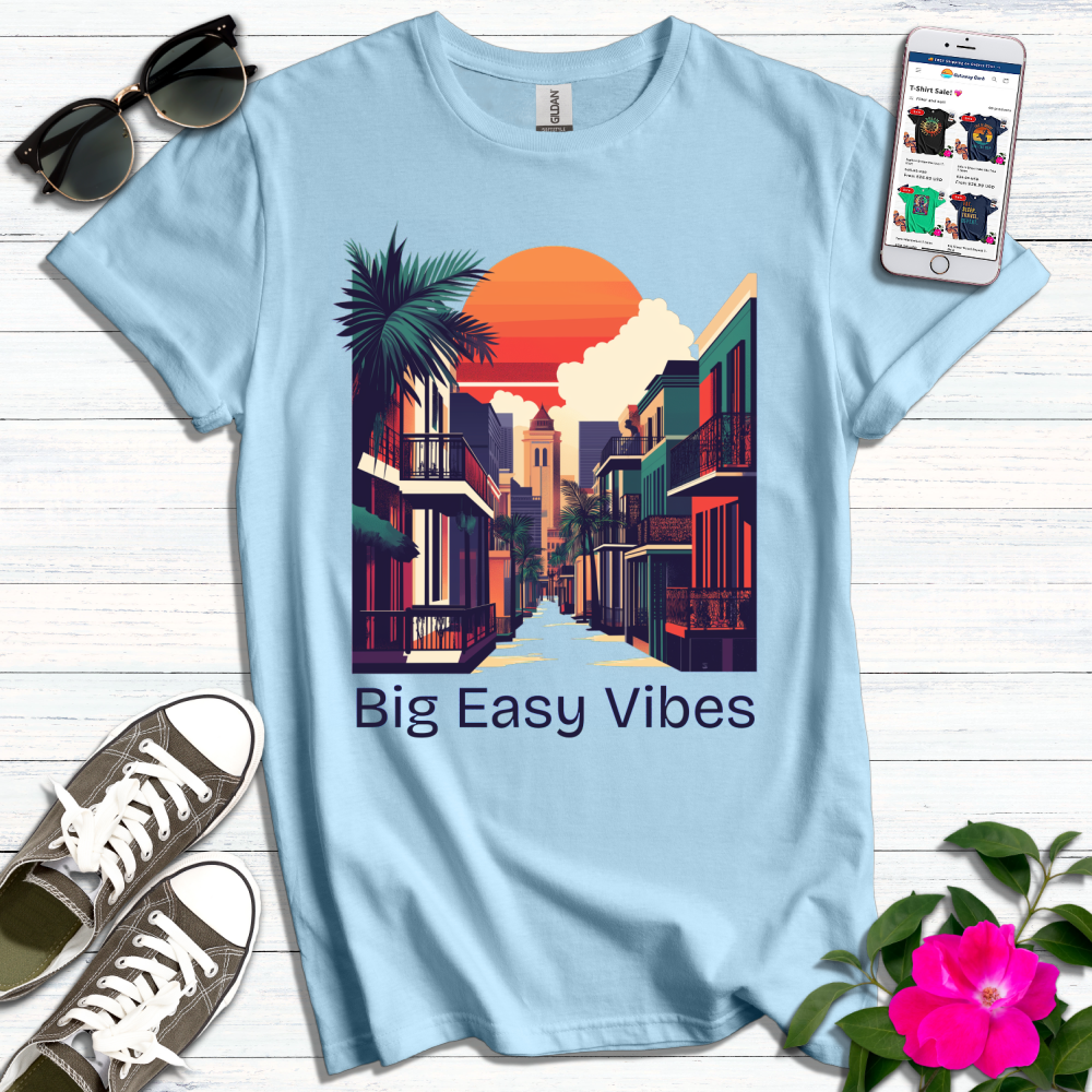 Big Easy Vibes New Orleans T-Shirt