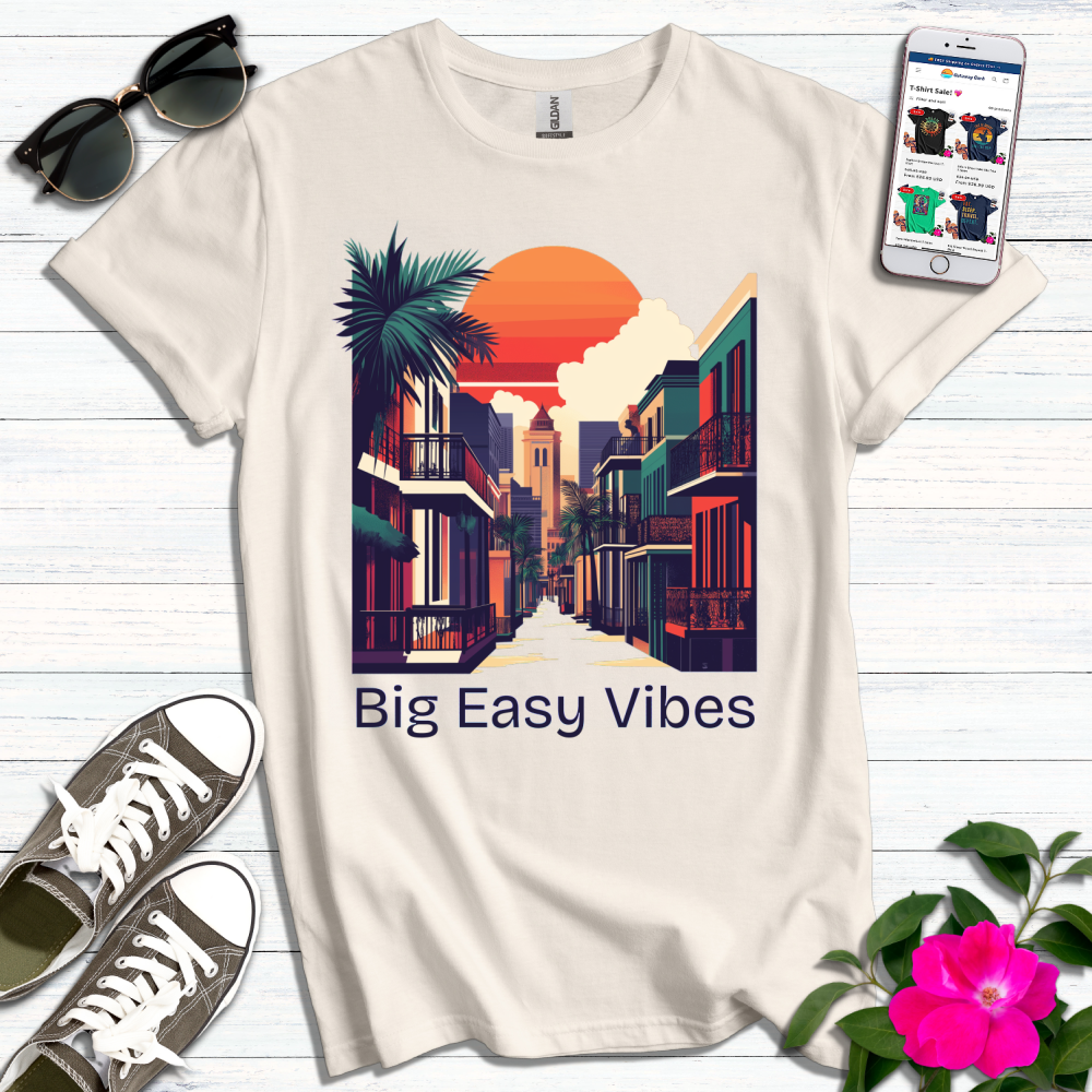 Big Easy Vibes New Orleans T-Shirt