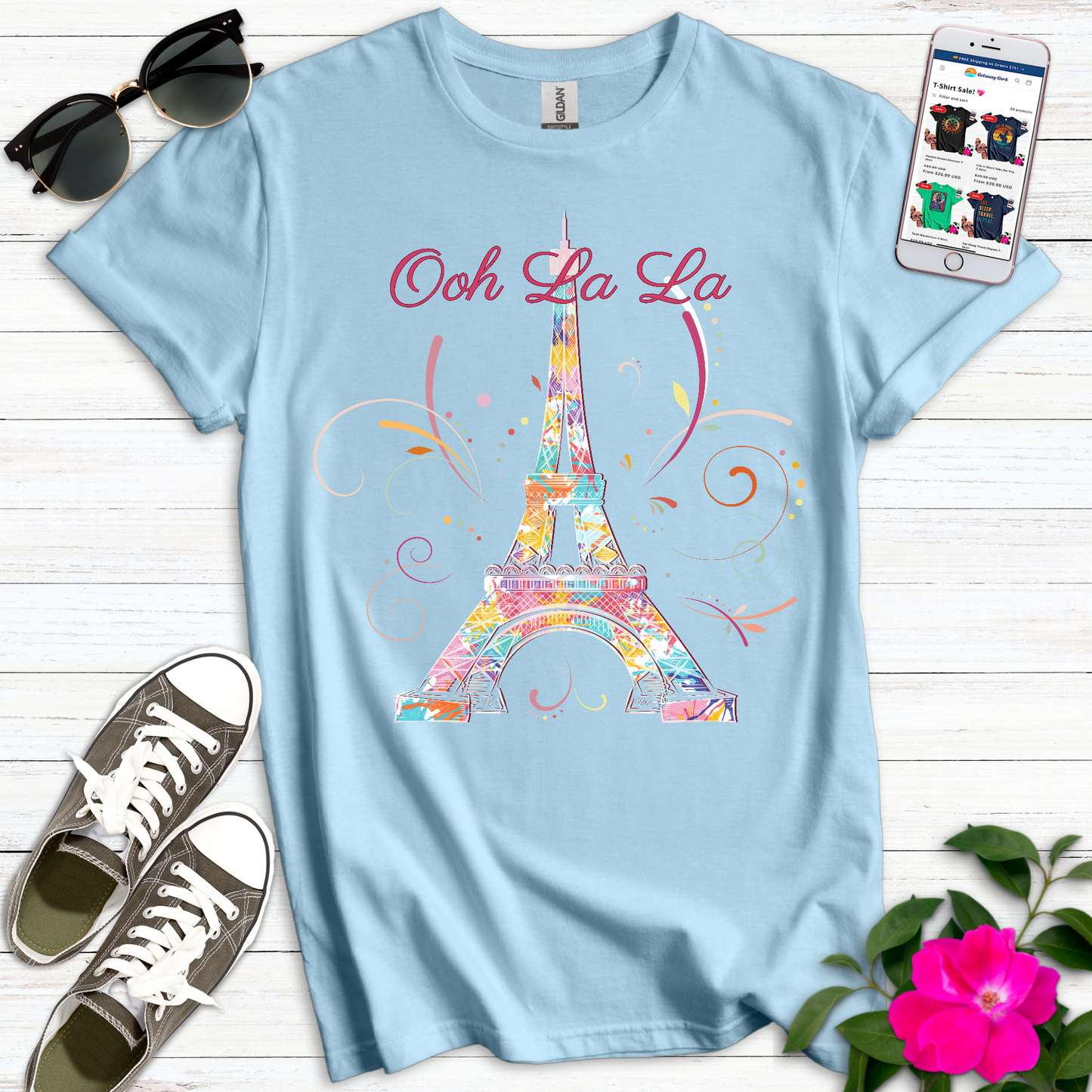 Ooh La La Paris Eiffel Tower T-Shirt